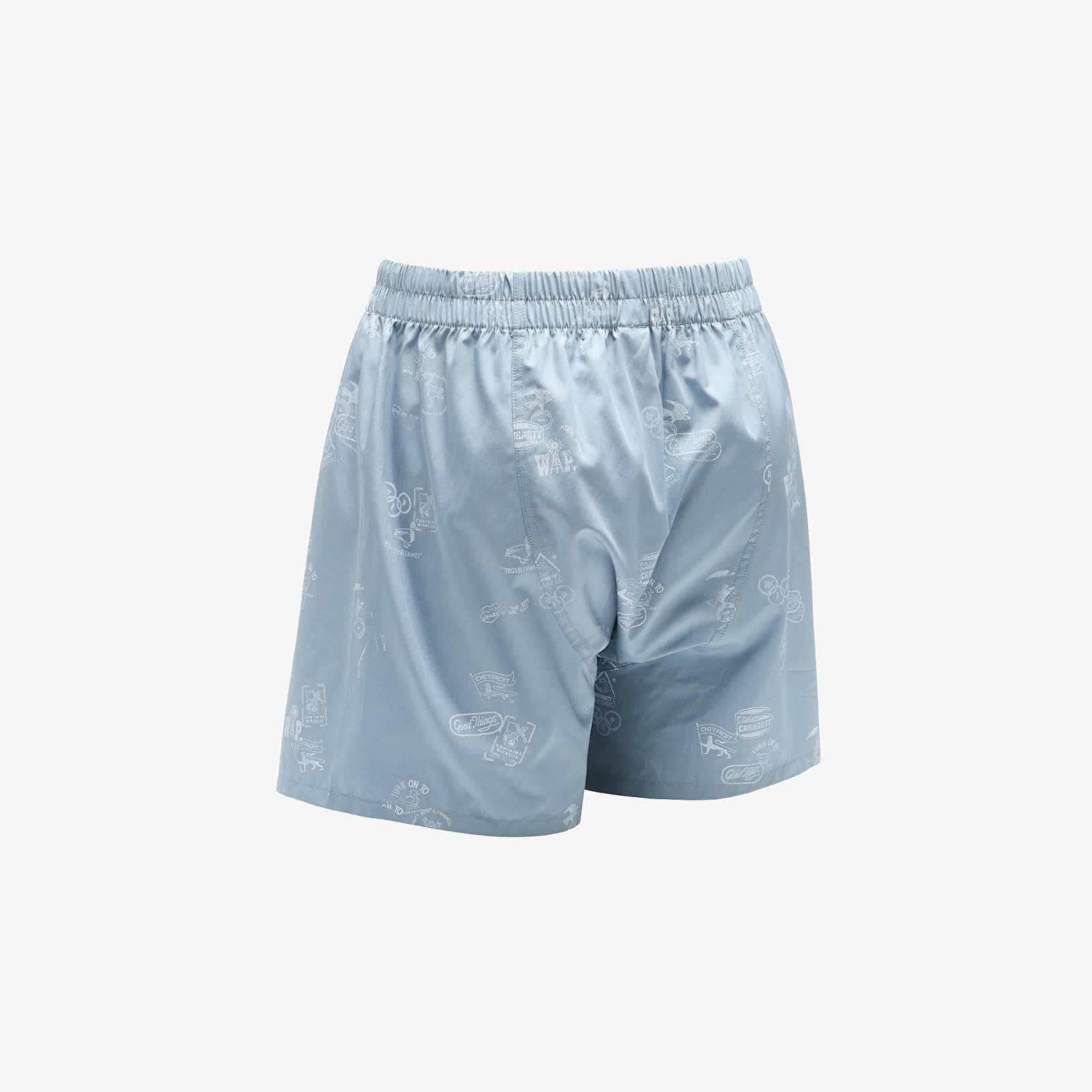 Trenky Carhartt WIP Cotton Boxer Stamp Print/ Misty Sky