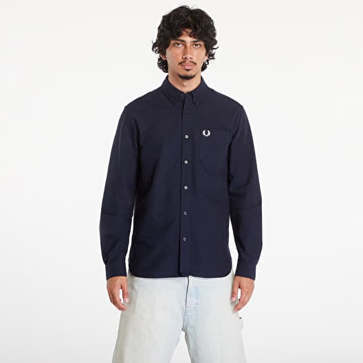 FRED PERRY Oxford Shirt Navy