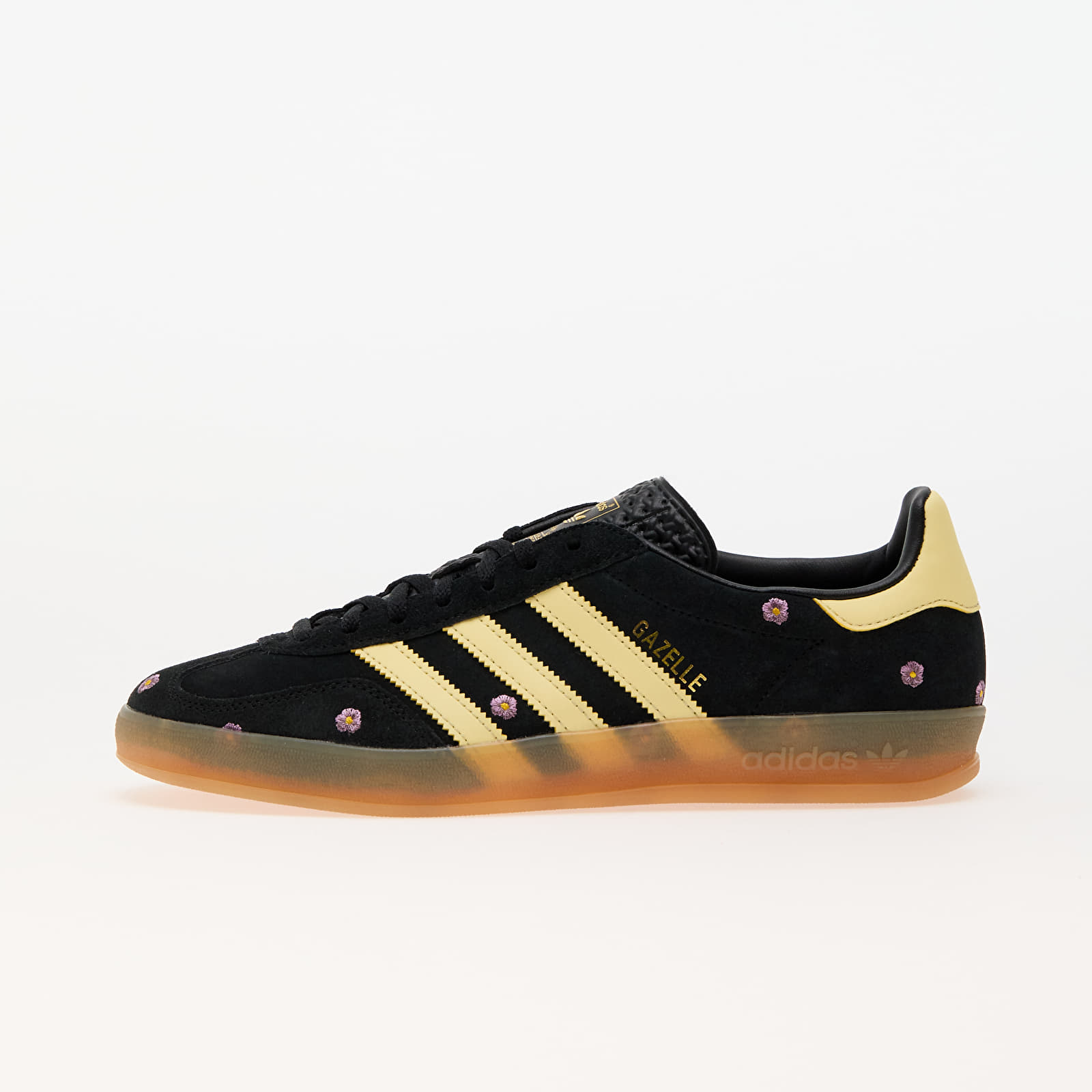 Дамски кецове и обувки adidas Gazelle Indoor W Core Black/ Almost Yellow/ Silver Dawn