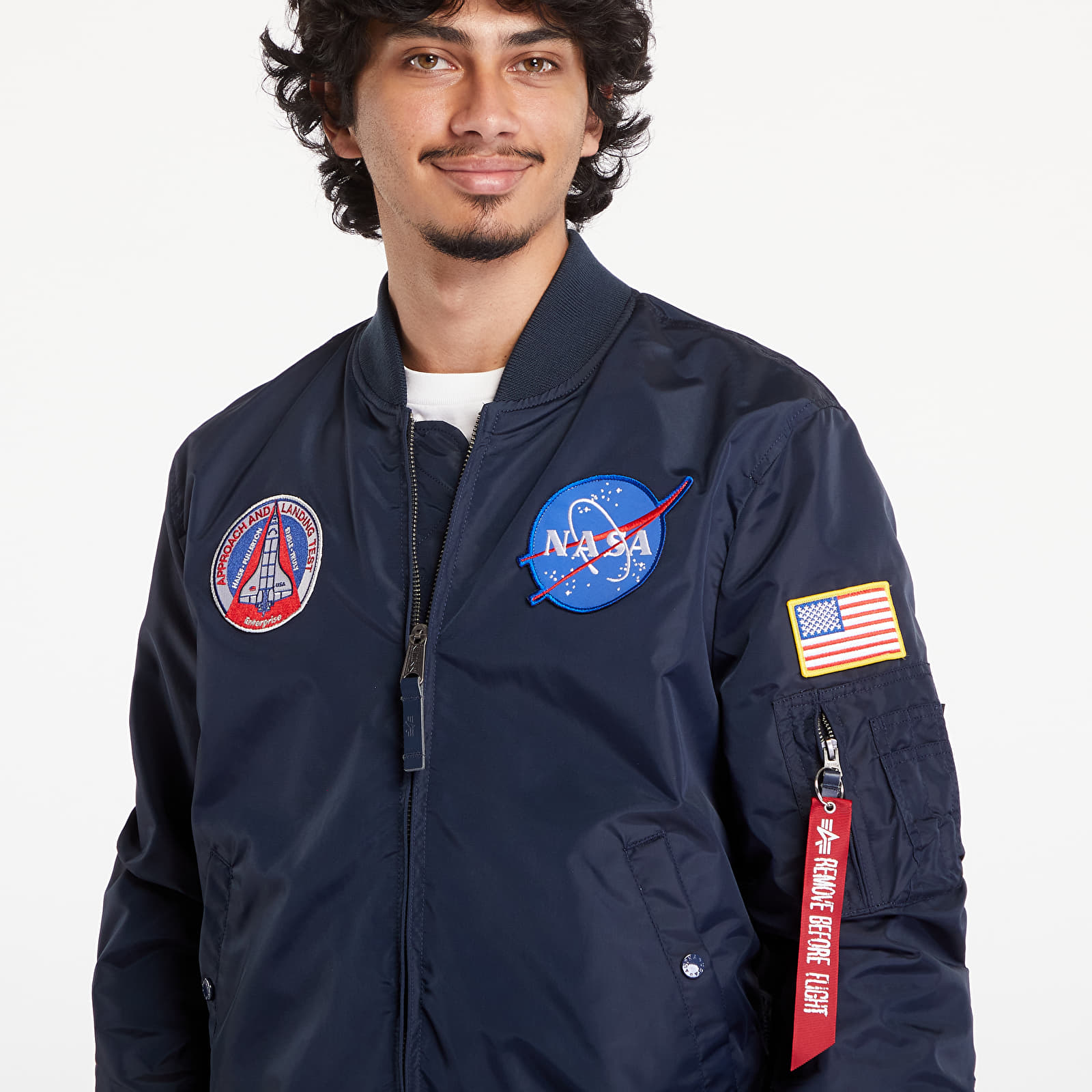 Jackets Alpha Industries MA-1 TT NASA Reversible II Navy