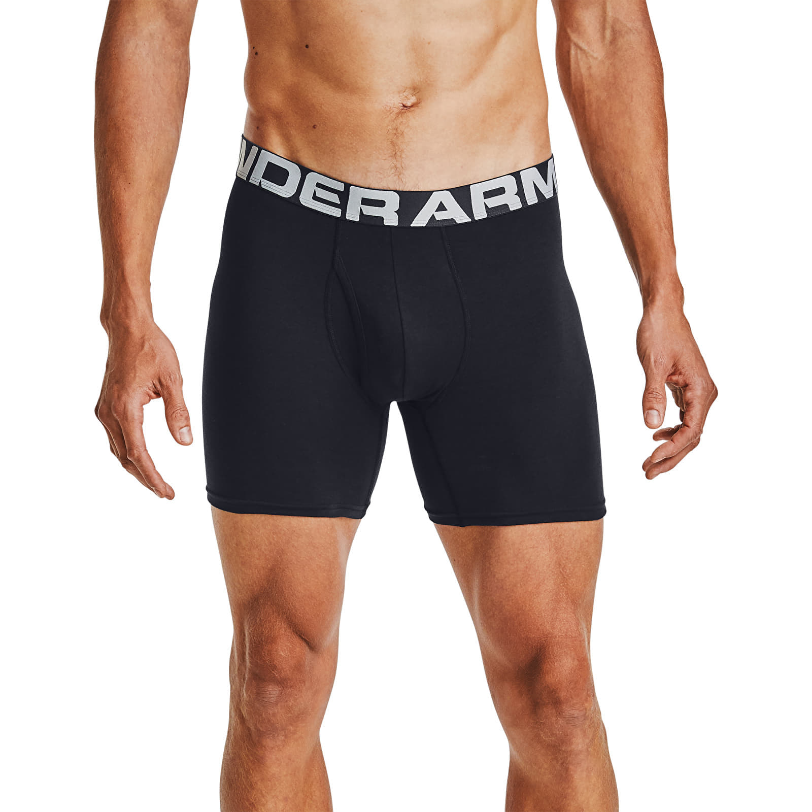 Calzoncillos de boxer Under Armour Changed Cotton 3Pack Boxerjock černé