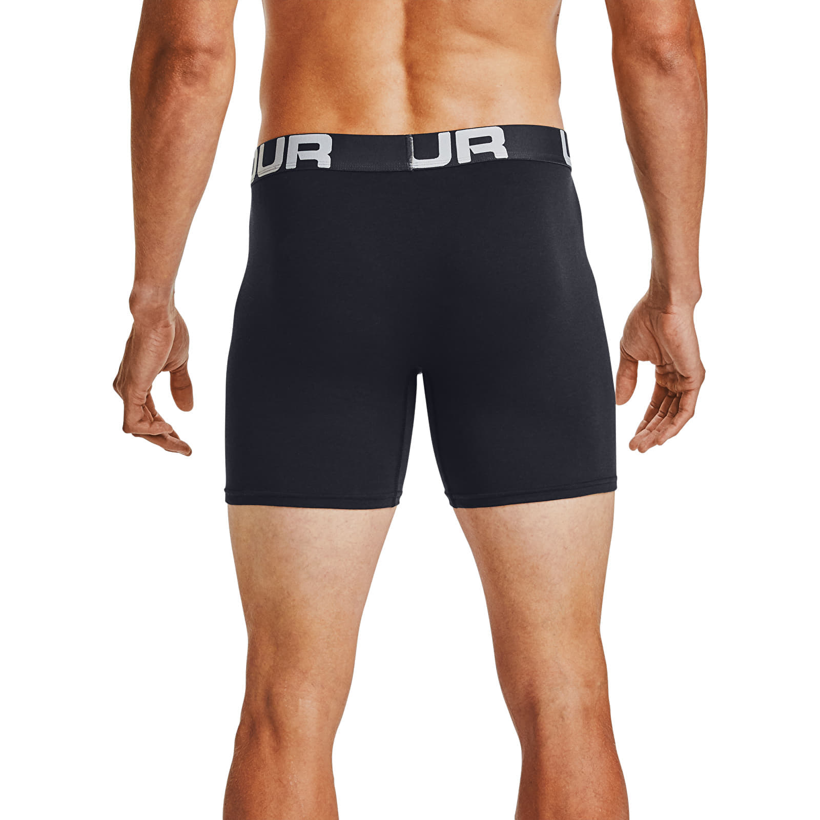 Calzoncillos de boxer Under Armour Changed Cotton 3Pack Boxerjock černé
