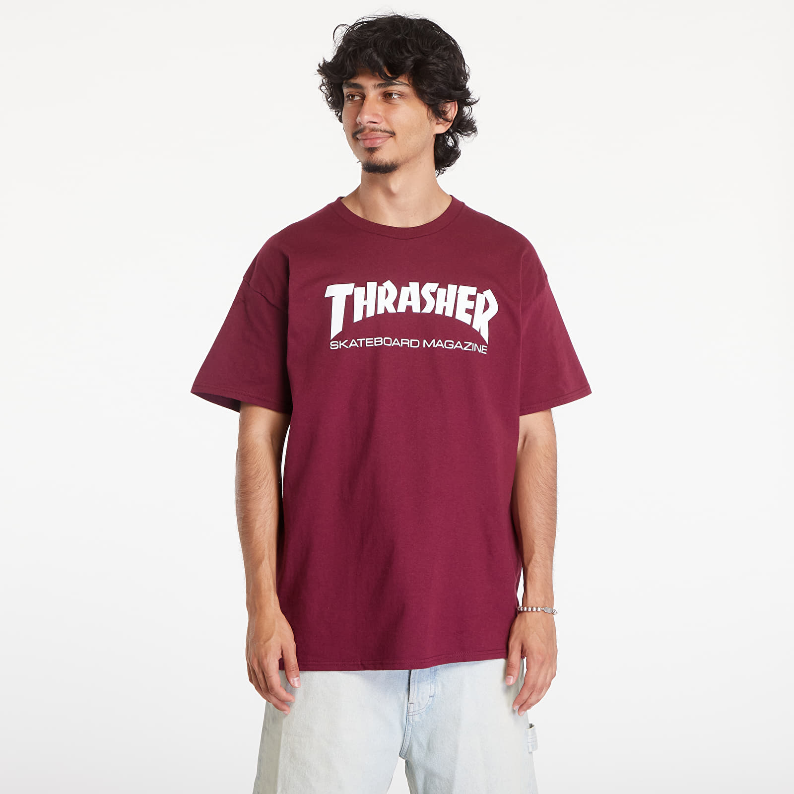 T-shirts Thrasher Skate Mag T-Shirt Maroon 