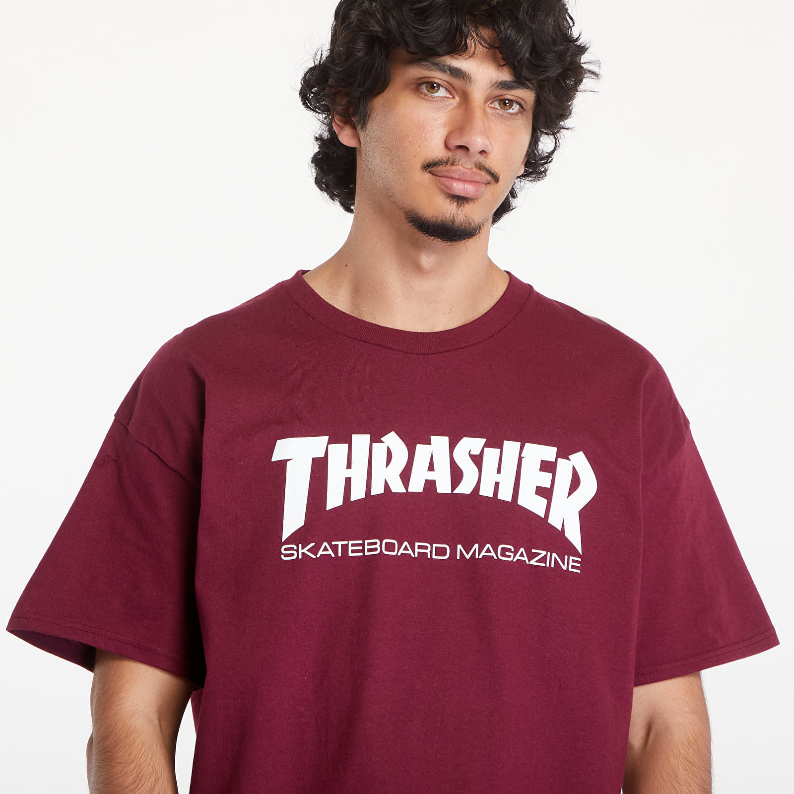 Tricou Thrasher Skate Mag T-Shirt Maroon - 1 | YEO