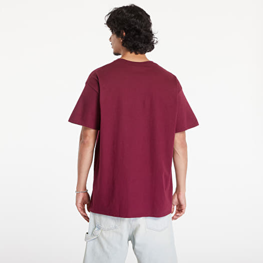 Thrasher t shirt maroon on sale