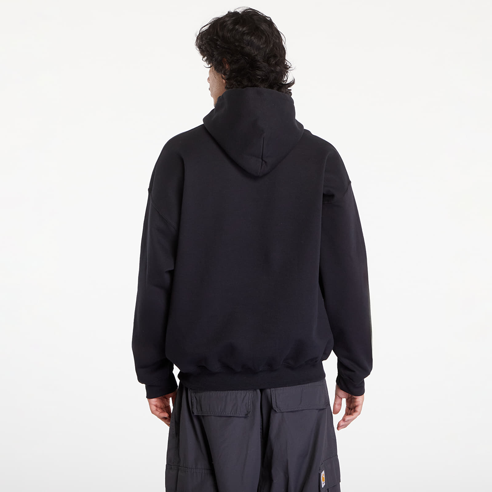 Sweatshirts Thrasher Flame Logo Hoody Black Queens