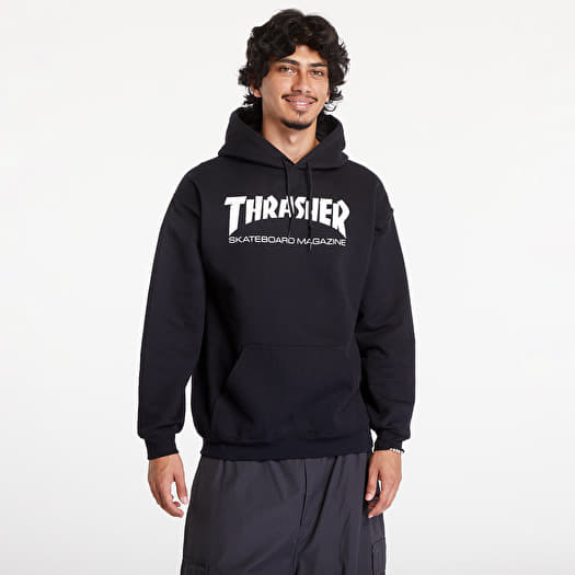 Thrasher black and white hoodie clearance