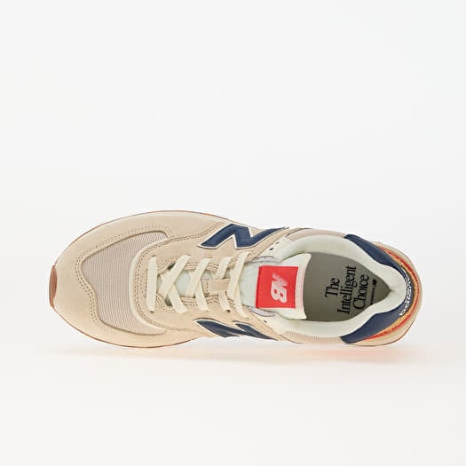 Men s sneakers and shoes New Balance 574 Beige Navy blue Queens