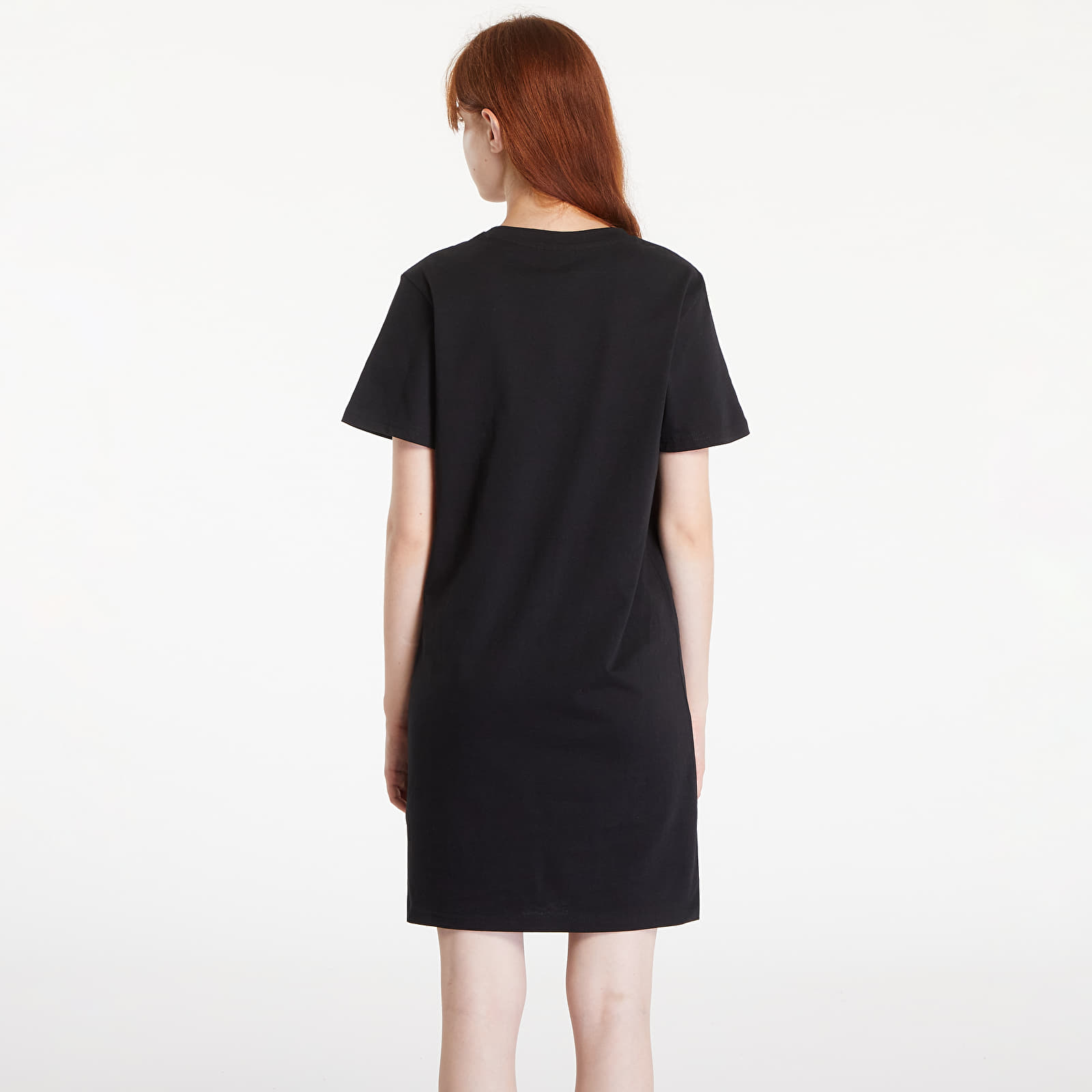 Kleider Urban Classics Ladies Recycled Cotton Boxy Tee Dress Black