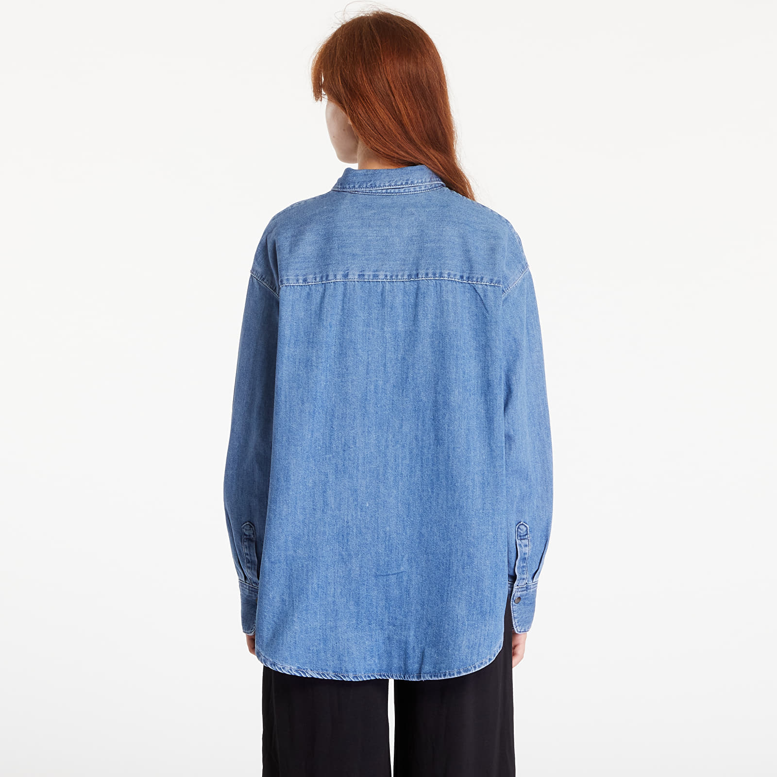 Särgid JJXX JXKendra Relaxed LS Denim Shirt medium blue denim