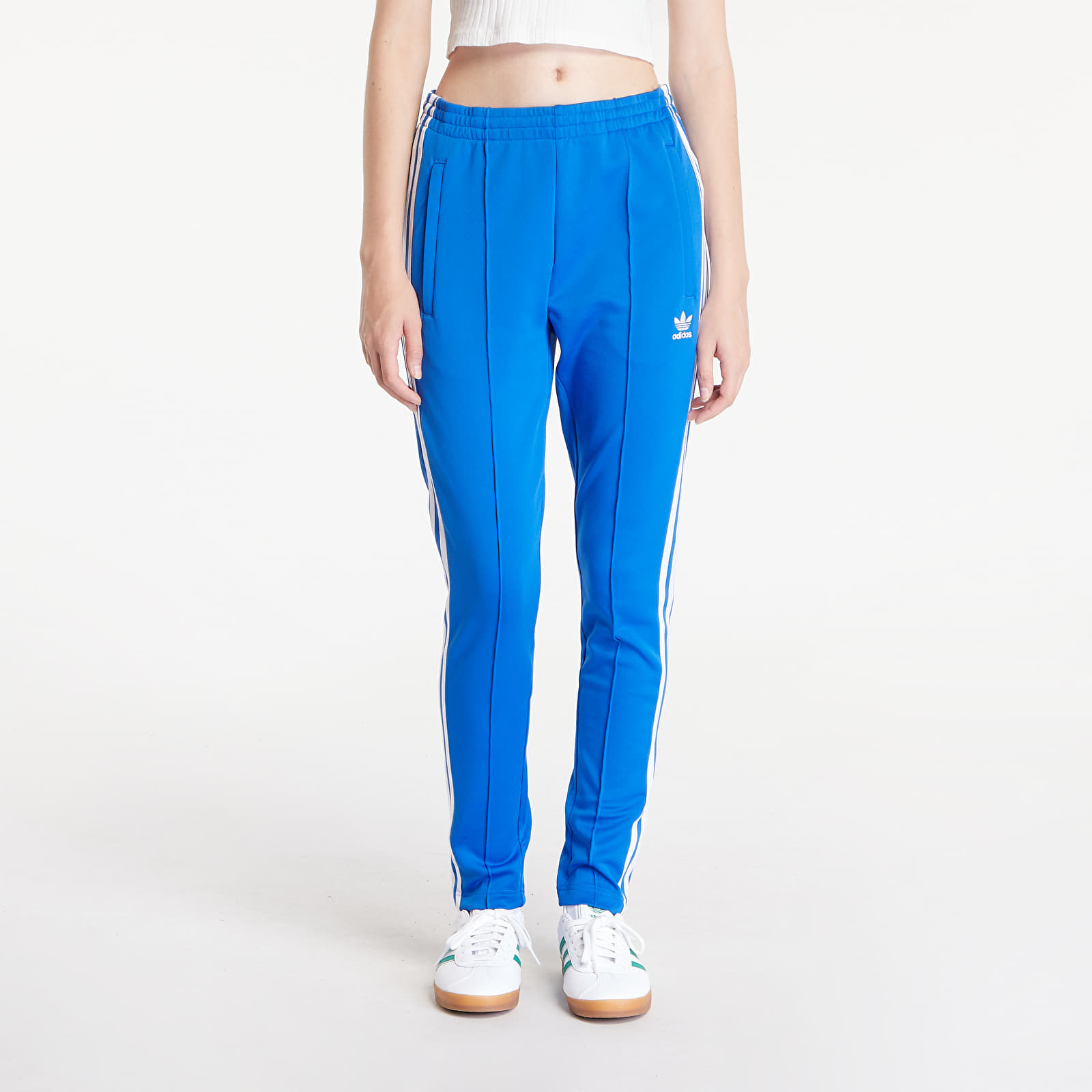 Damskie spodnie dresowe adidas Classic Track Pants Blue