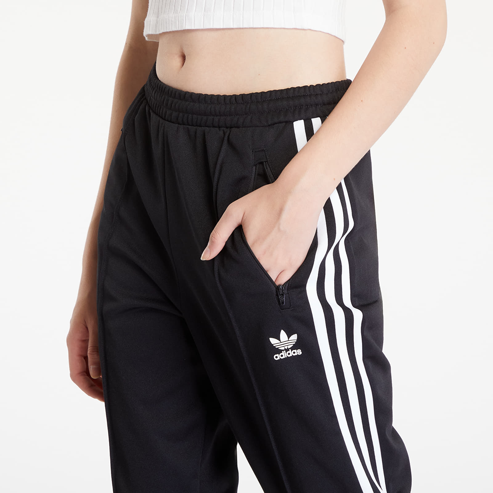 Pantaloni de trening pentru femei adidas Beckenbauer Track Pants Black