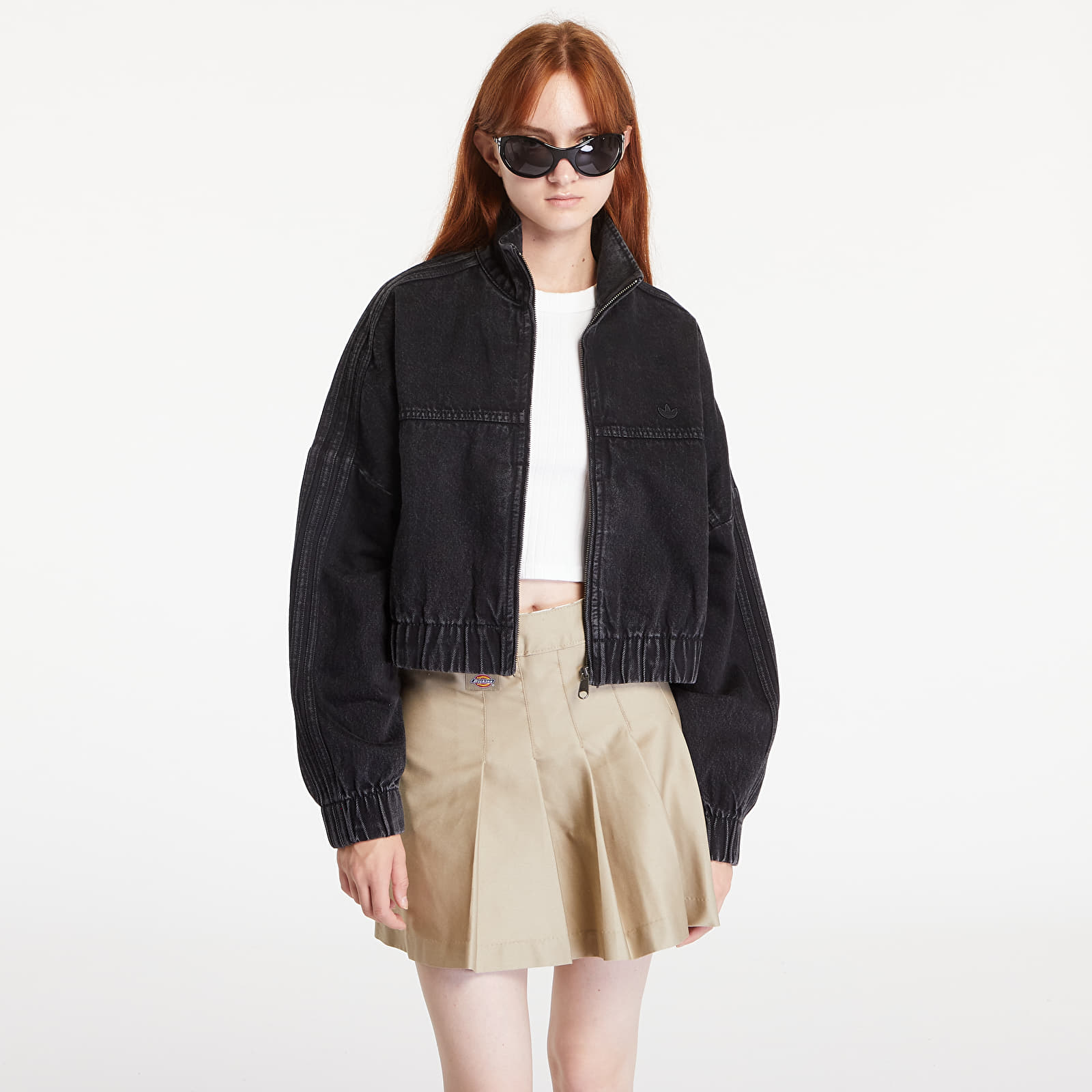 Γυναικεία σακάκια adidas Essentials Denim Jacket Black