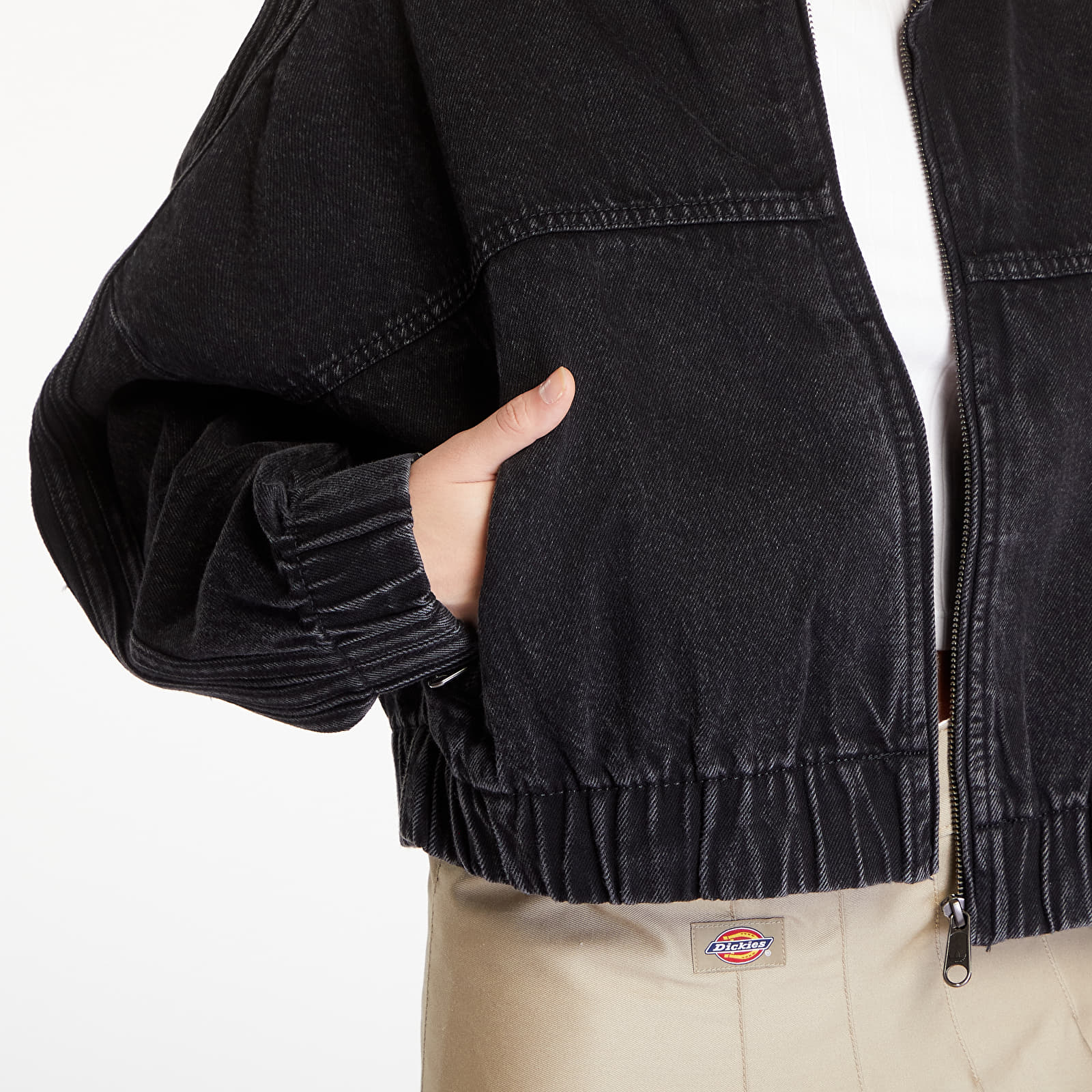 Γυναικεία σακάκια adidas Essentials Denim Jacket Black
