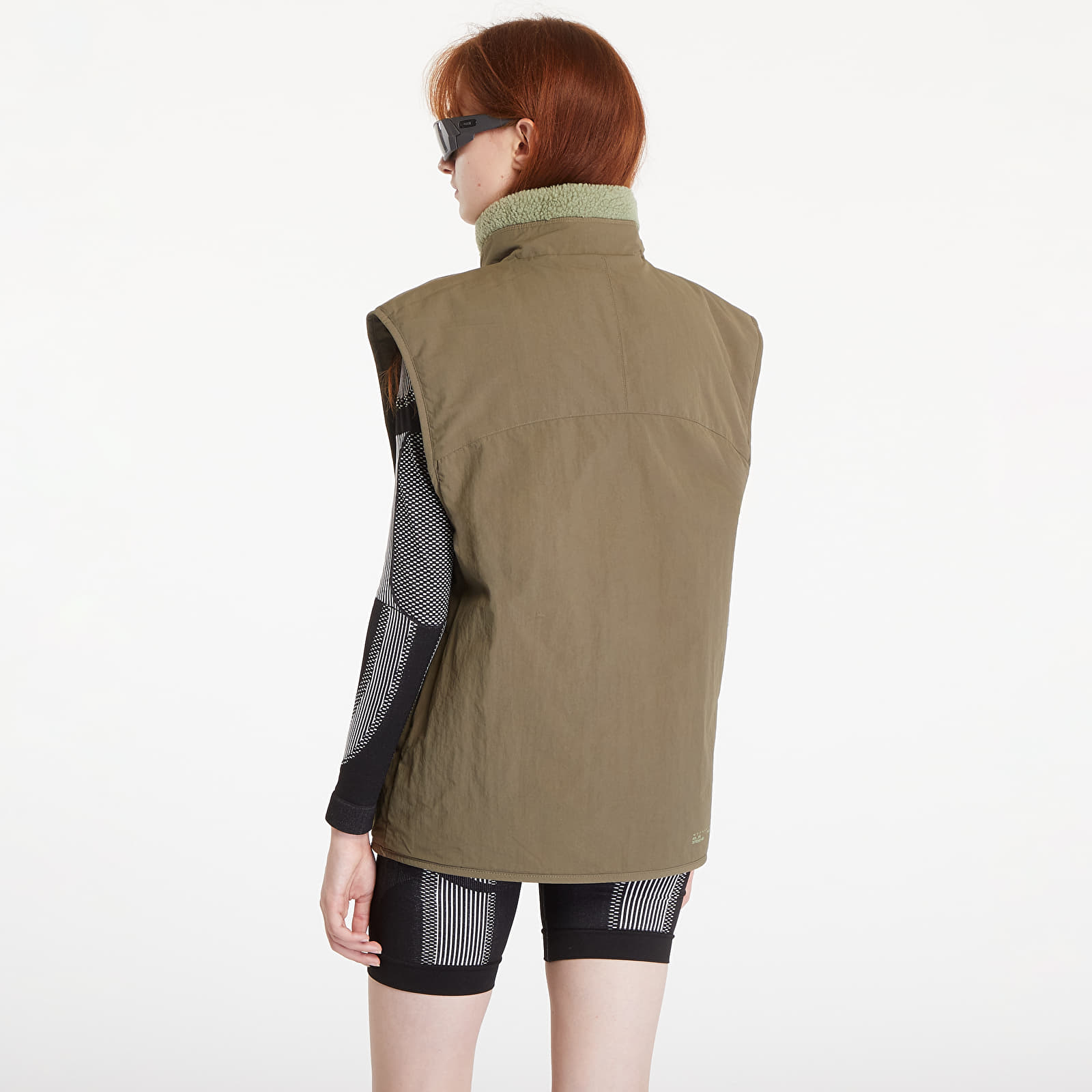 Kamizelki męskie adidas City Escape Reversible Vest Tent Green / Olive Strata