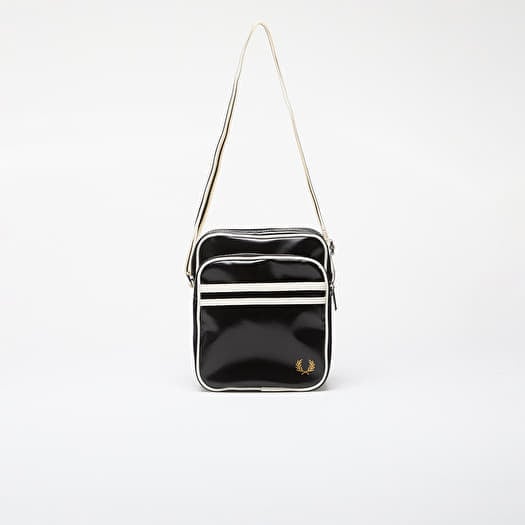 Τσάντα FRED PERRY Classic Side Bag Black/  Ecru