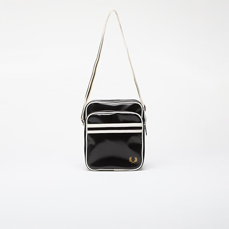 Veske FRED PERRY Classic Side Bag Black/  Ecru