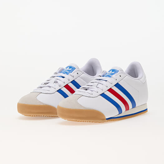 adidas Kick 74 Ftw White/ Blue/ Better Scarlet | Queens