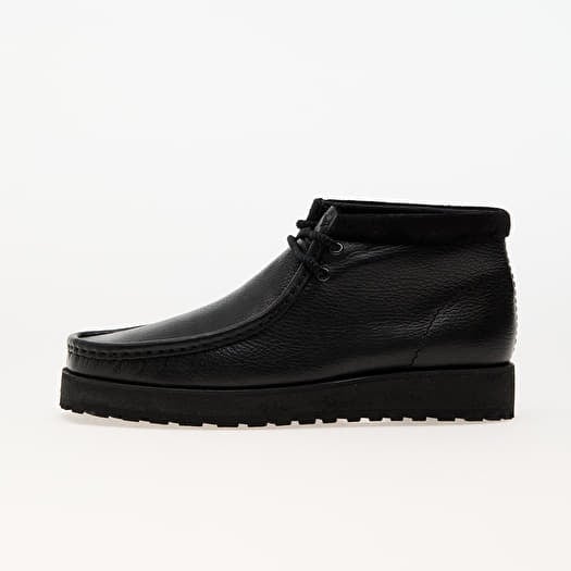 Clarks Originals Wallabee Scout Black Leather