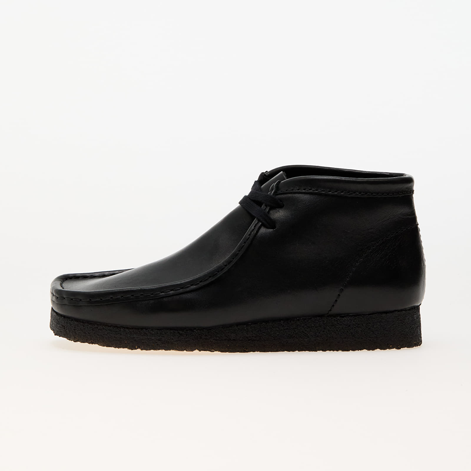 Tenisky Clarks Originals Wallabee Boot Black Leather EUR 44