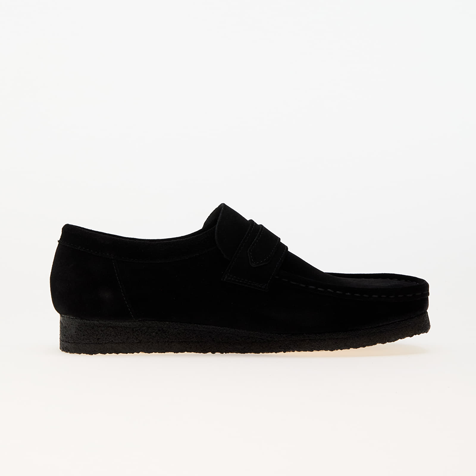 Zapatillas y zapatos de hombre Clarks Originals Wallabee Loafer Black Sde