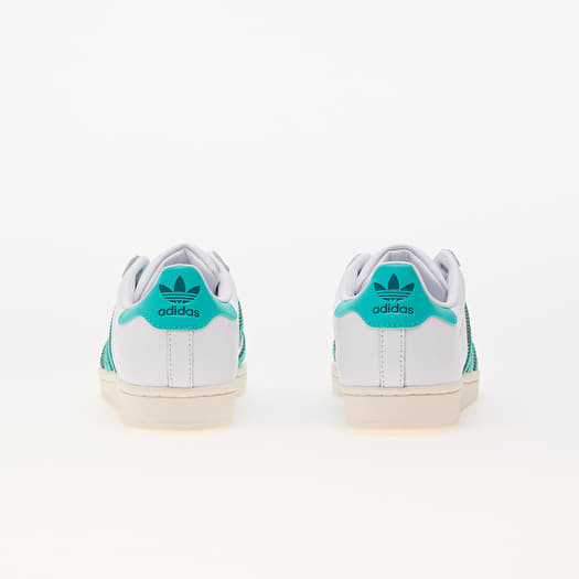 adidas Superstar W Cloud White/ Cloud White/ Mint Rush | Queens