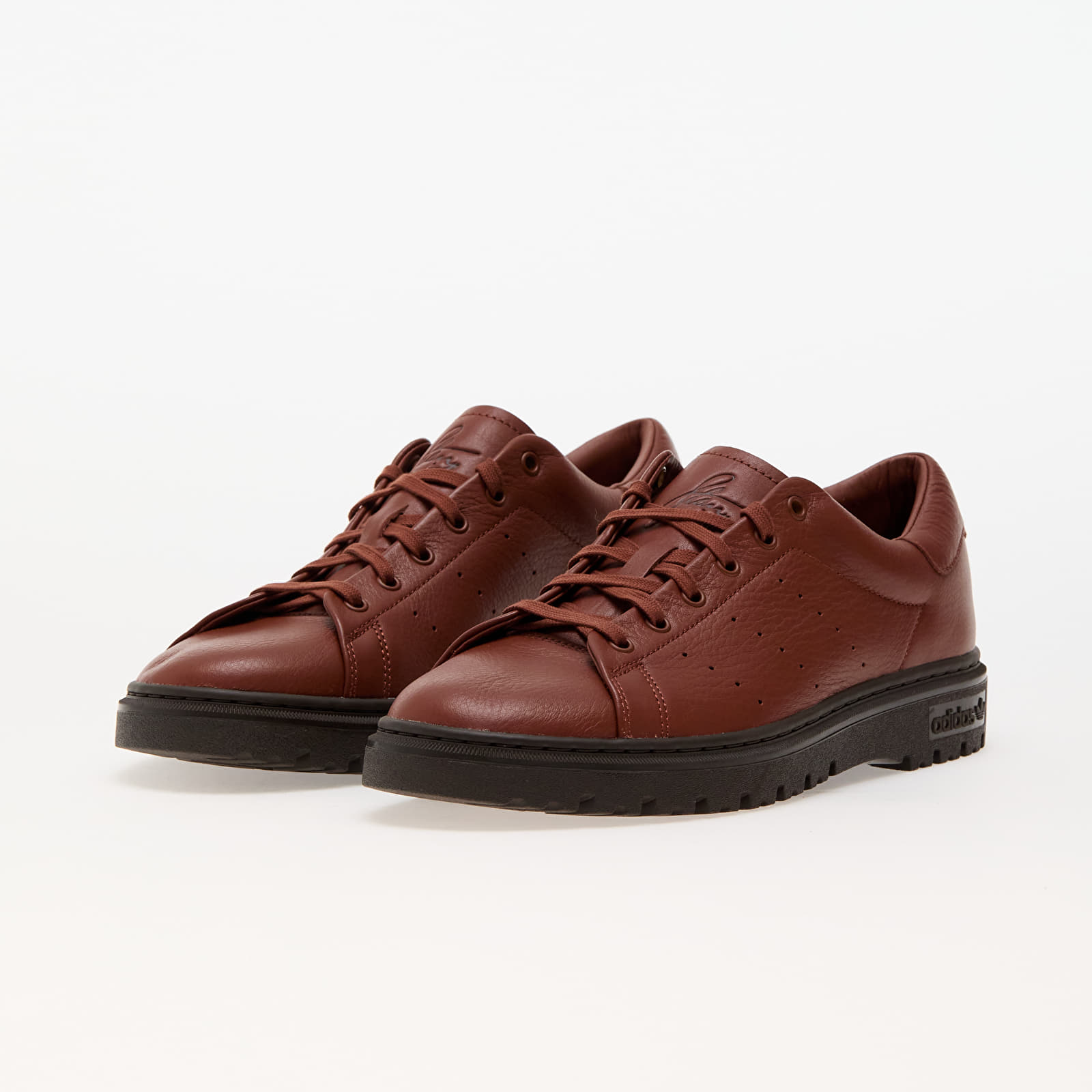 Men s sneakers and shoes adidas Stan Smith Freizeit Redwood Redwood Dark Brown Queens