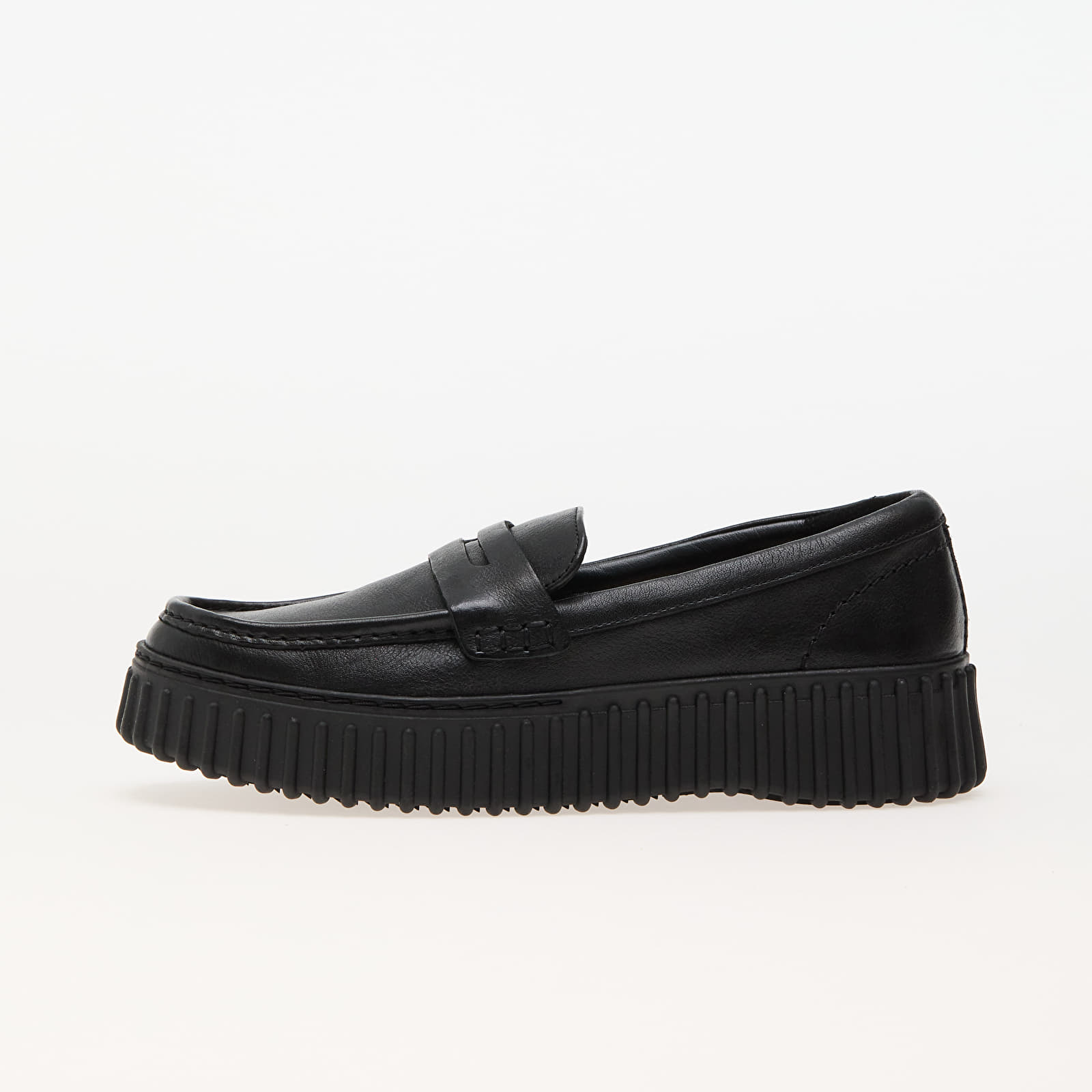 Chaussures et baskets femme Clarks Torhill Penny Black Leather