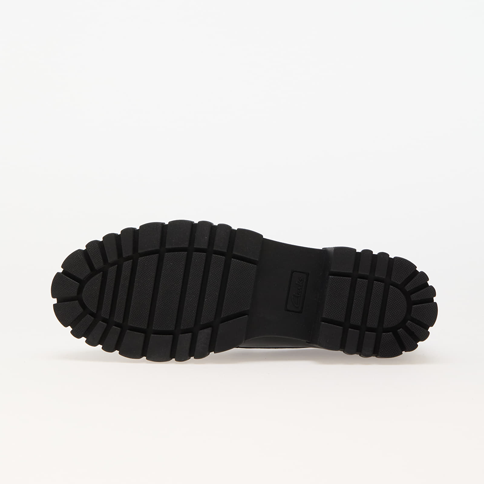 Skor Clarks Page Loafer Black Leather