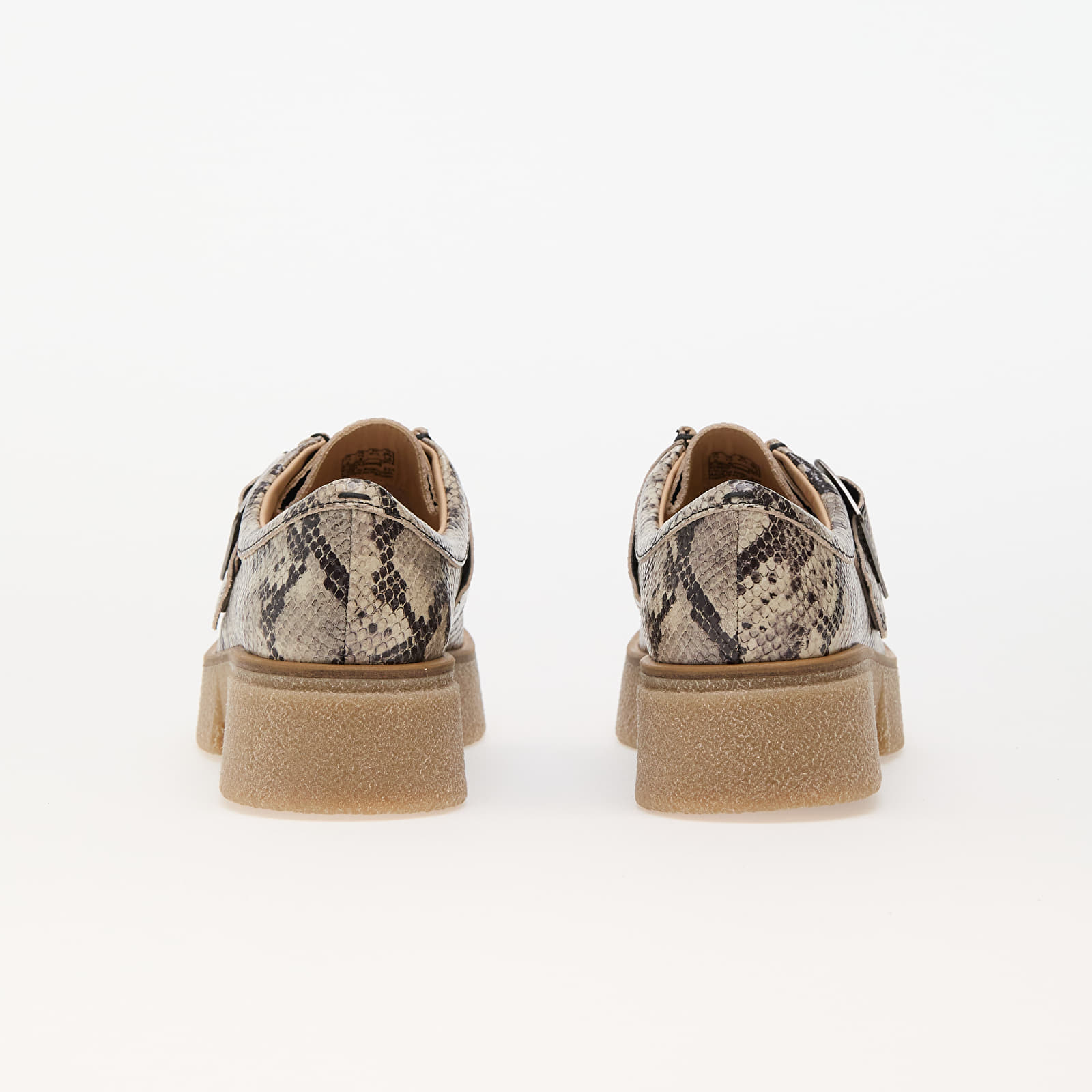 Schuhe Clarks Linoso Monk Grey Snake Lea