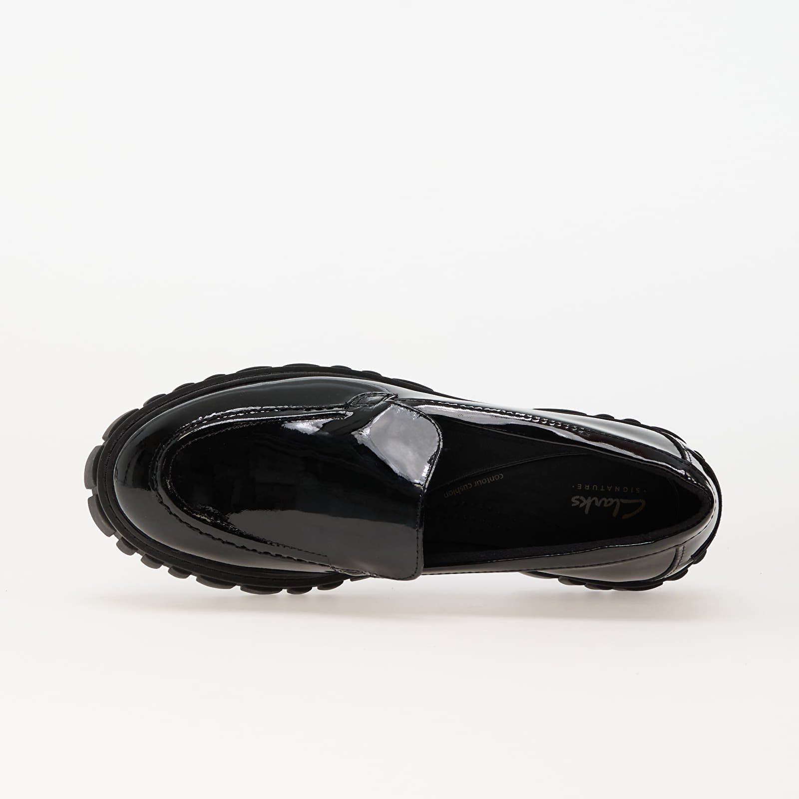 Schoenen Clarks Page Loafer Black Pat