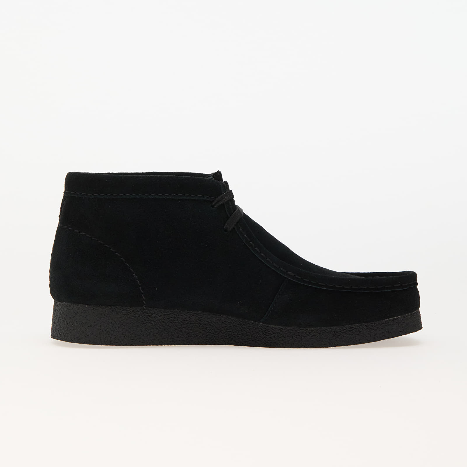 Clarks wallabees black mens online
