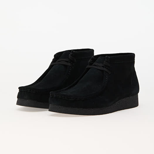 Clarks Wallabee EVO BT Black Suede | Queens