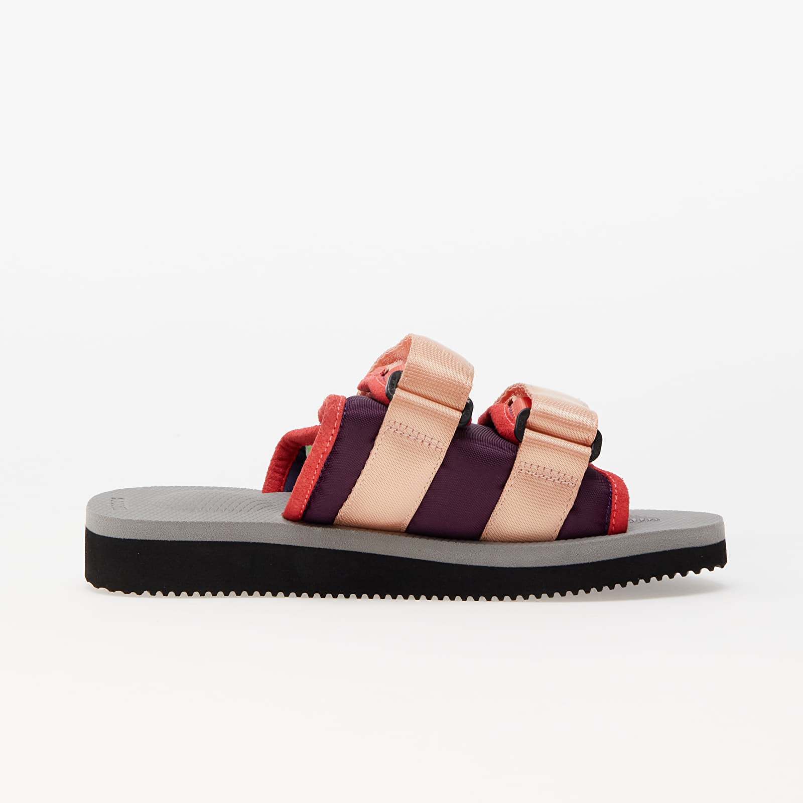 Pantofle SUICOKE MOTO - Cab Pink/ Grey