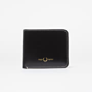 Men's wallets FRED PERRY Box Leather Billfold Wallet Black
