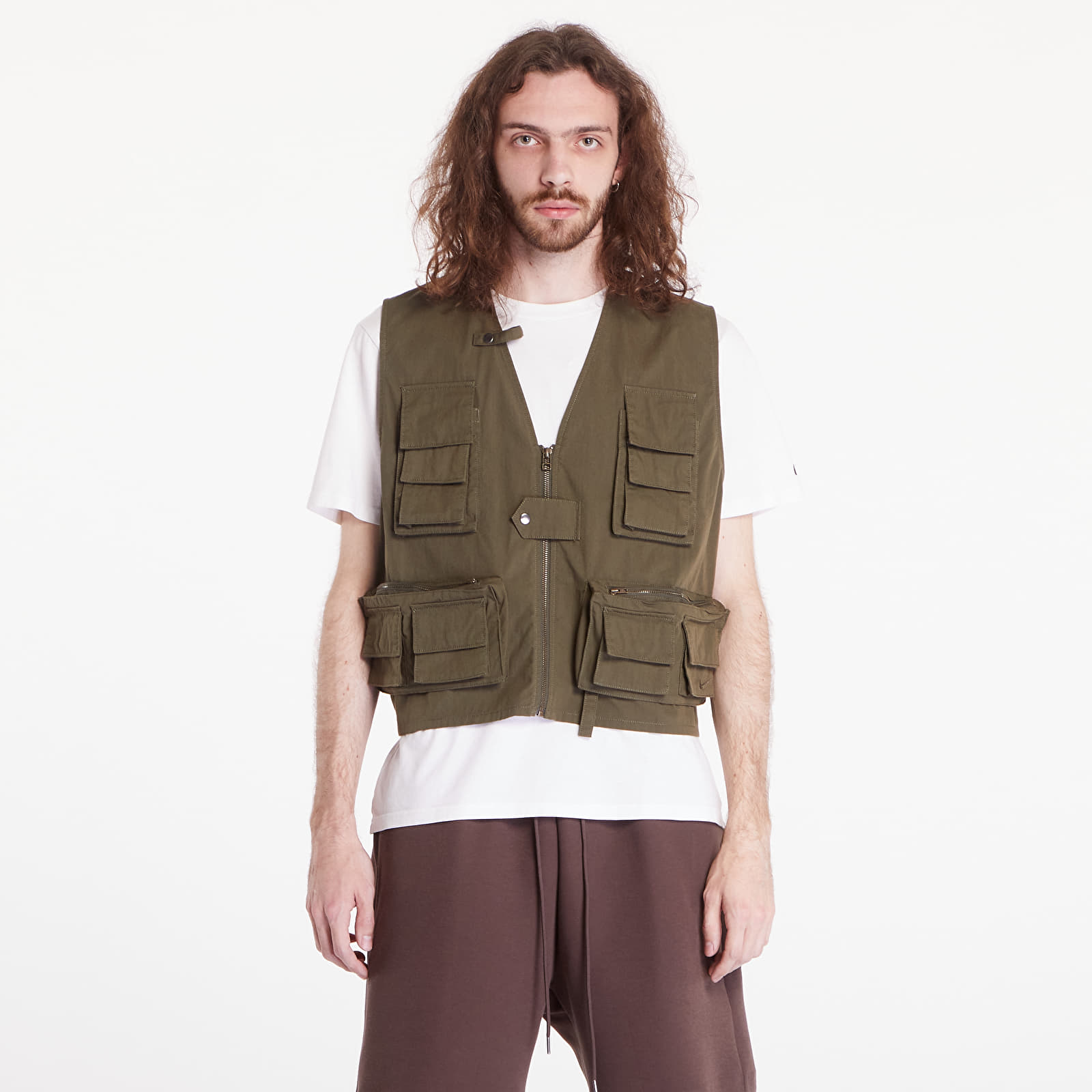 Nike khaki vest store