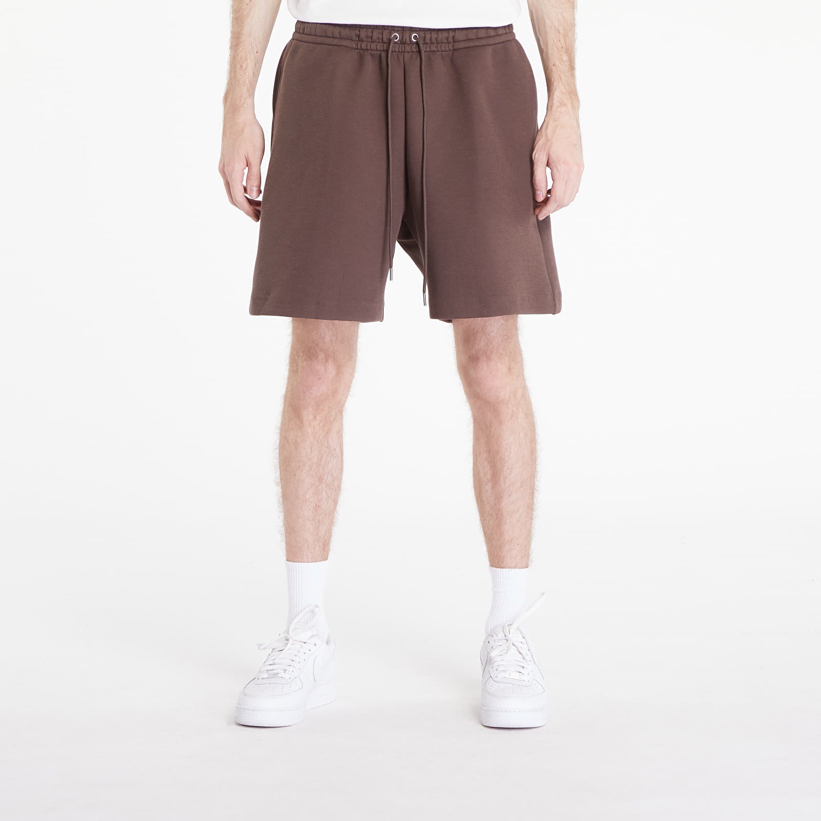 Men's shorts Nike Sportswear Tech Fleece Reimagined Men's Fleece Shorts Baroque Brown