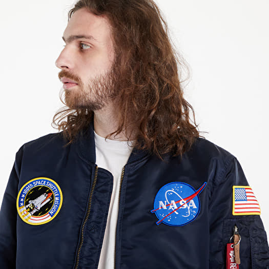 Jackets Alpha Industries MA 1 VF NASA navy Queens