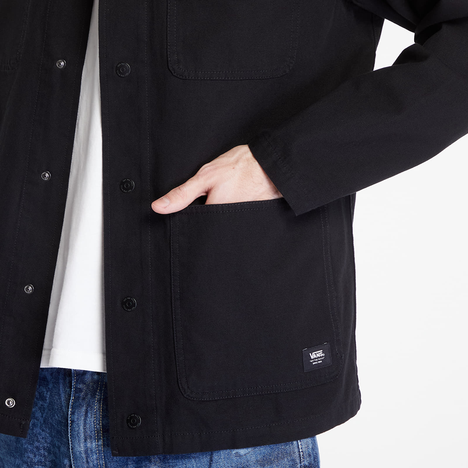 Joped Vans Drill Chore Coat Black