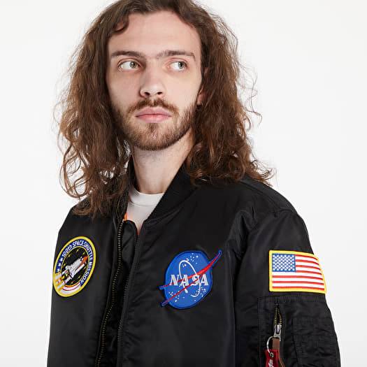 Men's bombers Alpha Industries MA-1 VF NASA Black | Queens