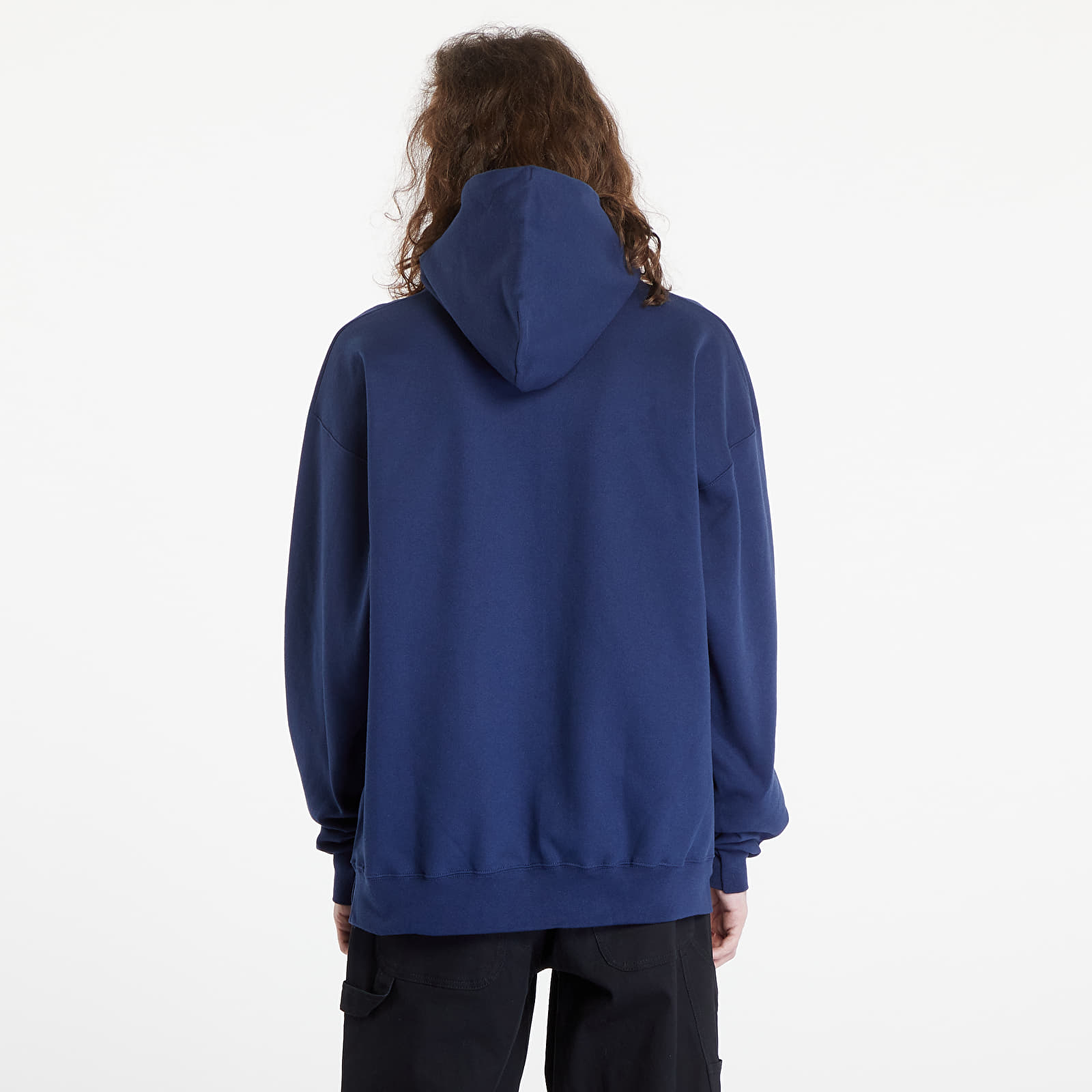 Mikiny Thrasher Flame Logo Hoody navy