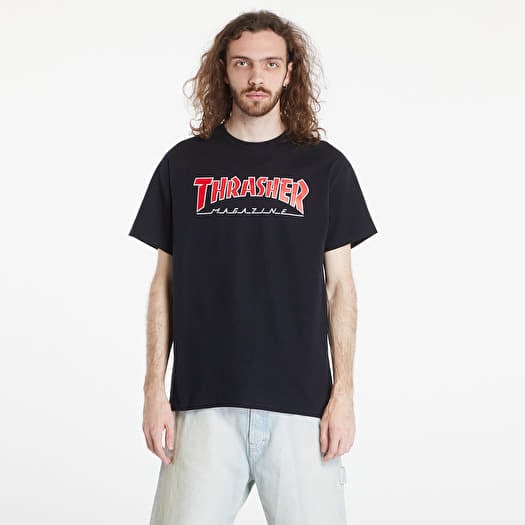 T shirts and shirts Thrasher Outlined T shirt Black Queens