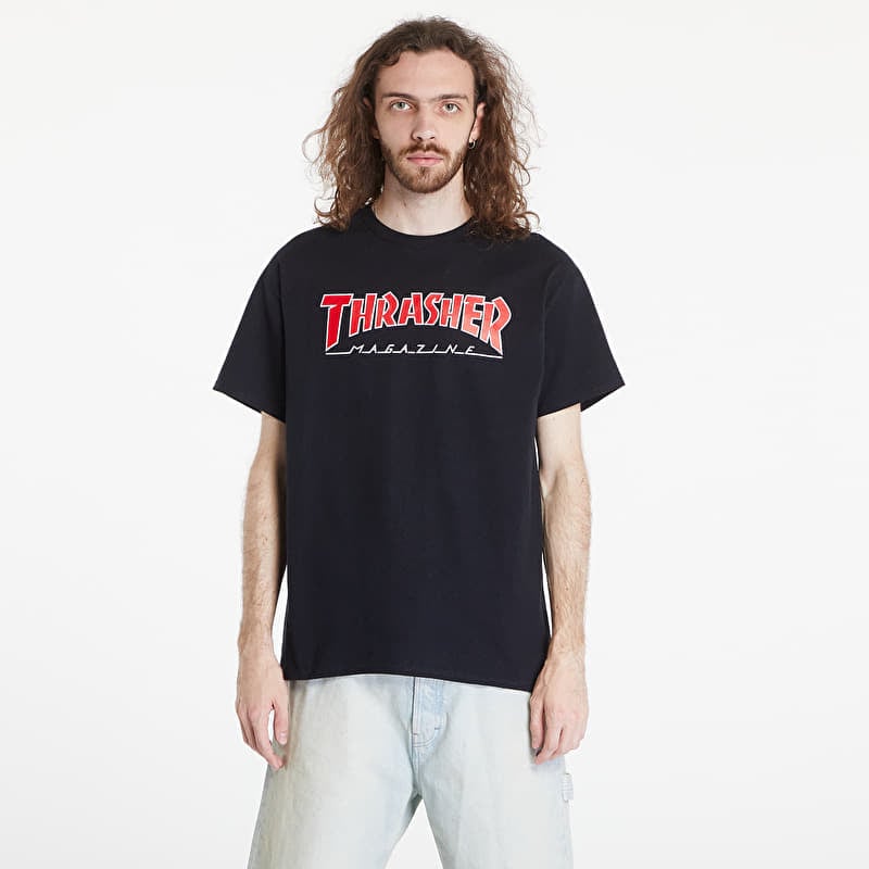 Majica Thrasher Outlined T-Shirt Black