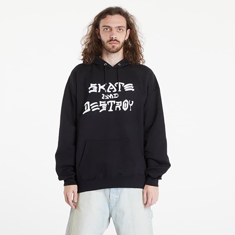 Džemperis Thrasher Skate And Destroy Hood Black