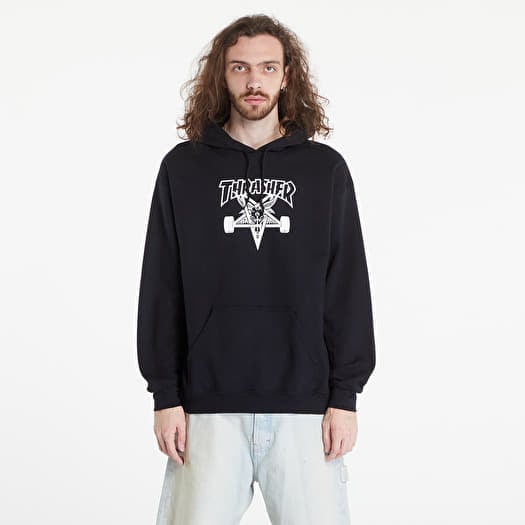 Sweatshirts Thrasher Skategoat Hoody Black Queens