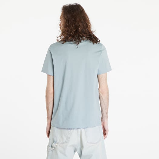 Tシャツ・カットソー FRED PERRY Cotton t-shirt logo embroidery SILVER BLUE Men's T-shirts FRED PERRY Embroidered T-Shirt Silver Blue