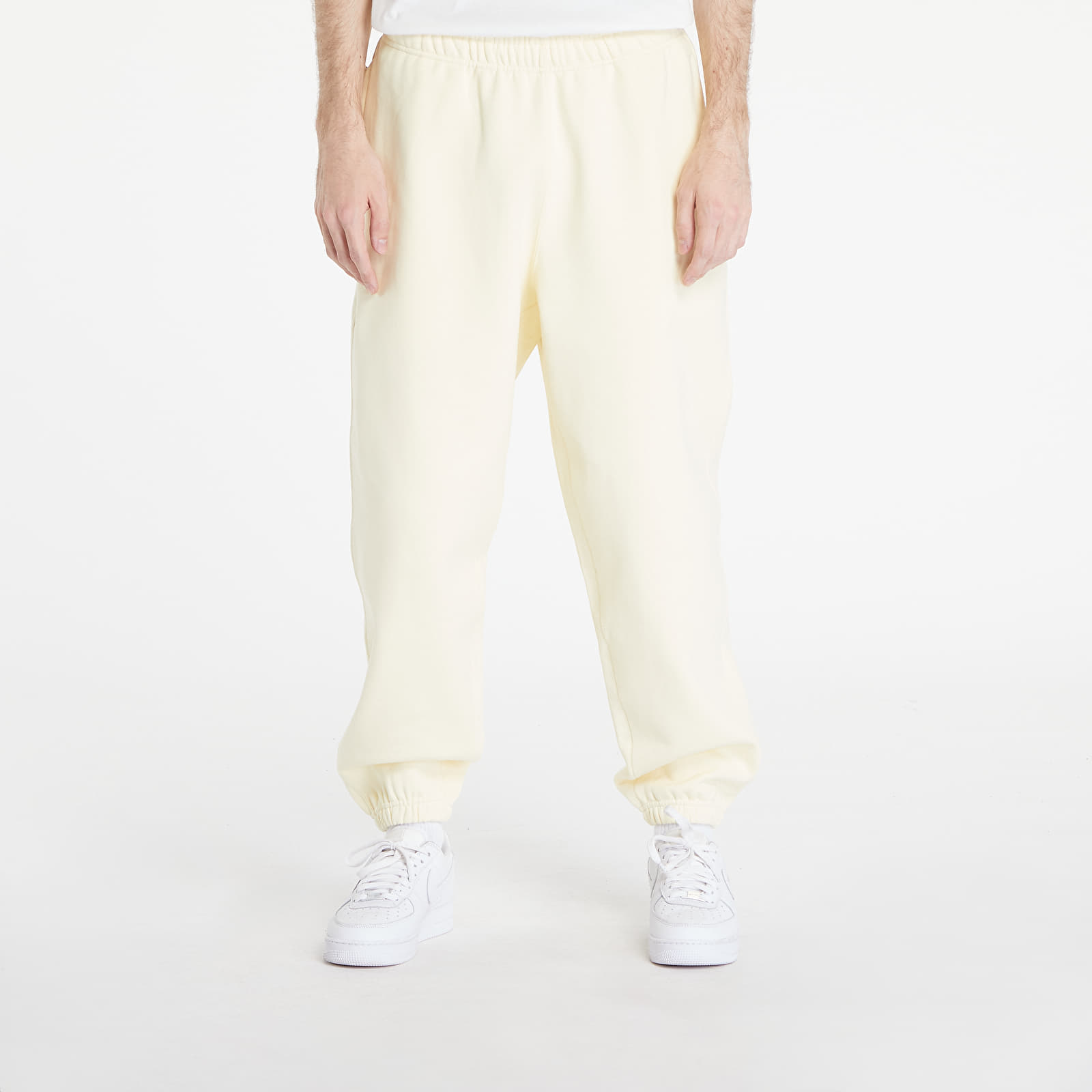 Nike Solo Swoosh Men's Fleece Pants Alabaster/ White | Queens