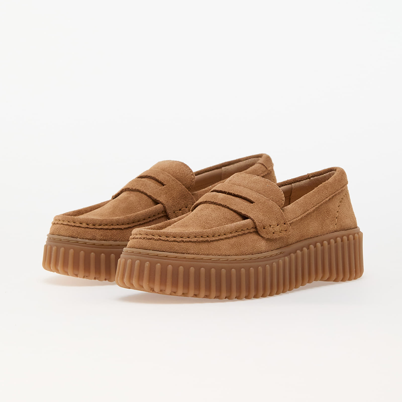 Cipele Clarks Torhill Penny Light Tan Suede