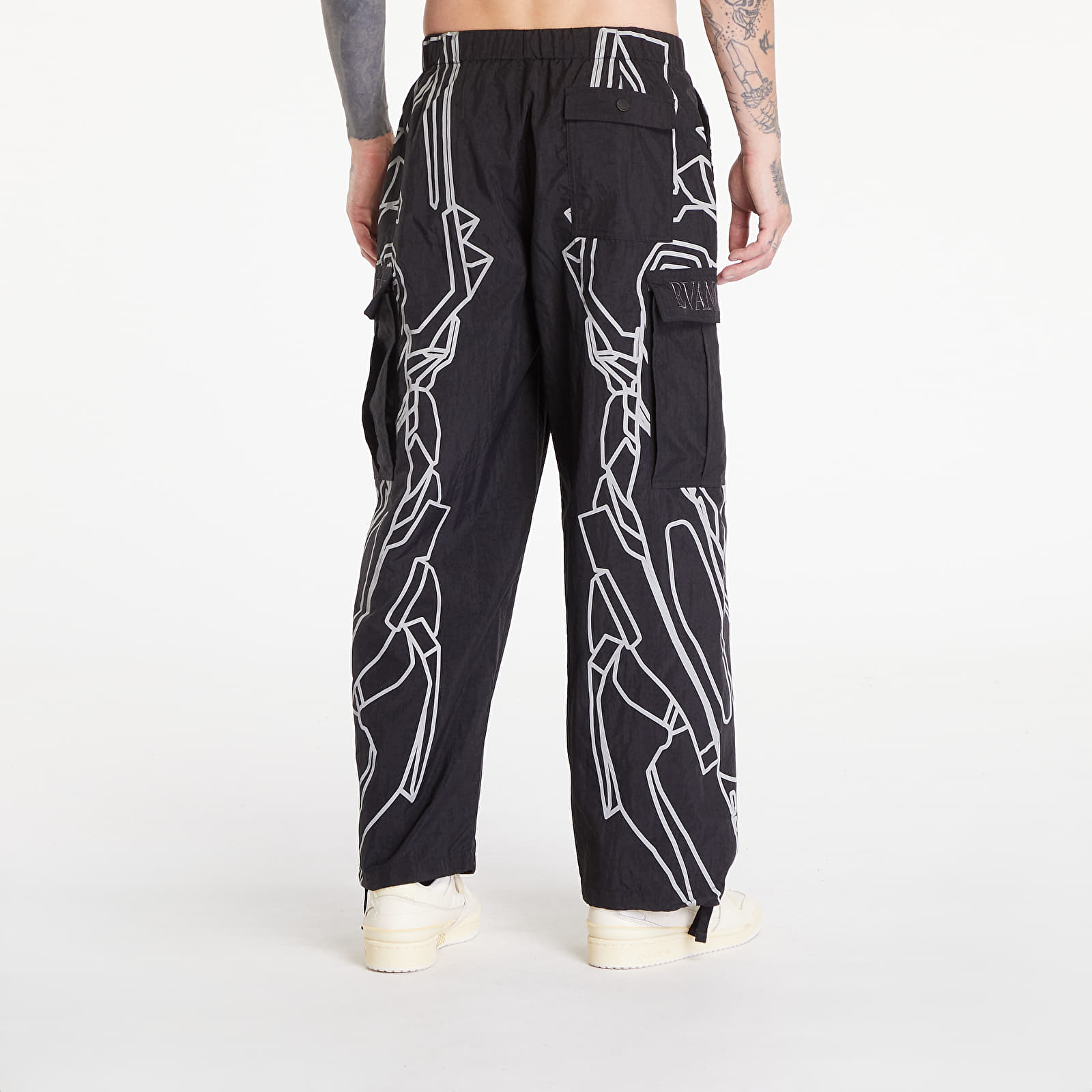 Men's trousers PLEASURES x Evangelion Eva-1 Cargo Pants Black