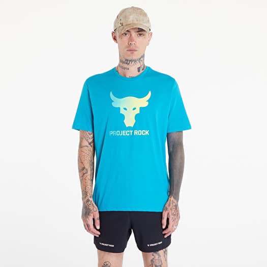 Μπλουζάκι Under Armour Project Rock Payoff Graphic Short Sleeve Tee Circuit Teal/ Radial Turquoise/ High-Vis Yellow